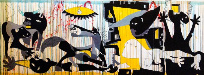 2_Fernandez_Ivan_2014_GernikaTribute_MixMediaOnCanvas